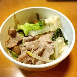 豚肉のレタしゃぶ